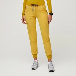 FIGS Light Gold Zamora Joggers